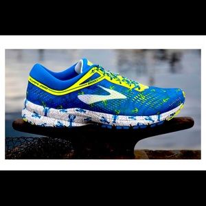 Brooks Mens Launch 5 Blue 2018 Boston Marathon